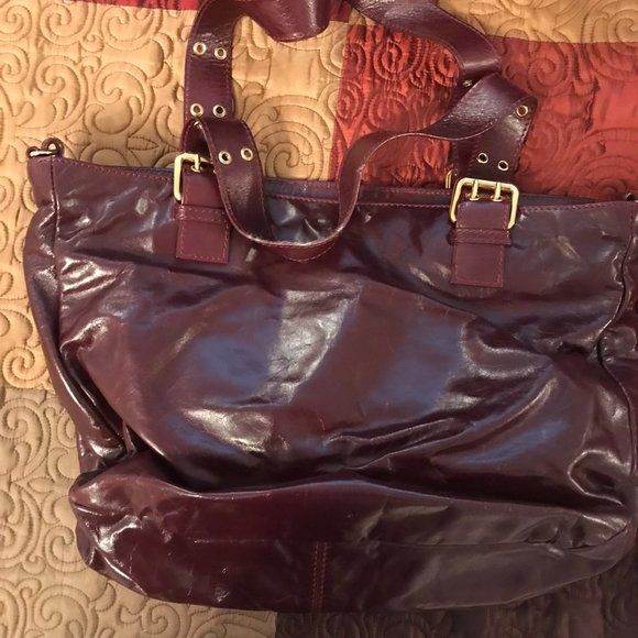 Mark Jacobs Stella Dark Plum Tote - Picture 4 of 5